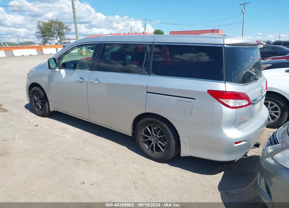 2012 NISSAN QUEST S VIN: JN8AE2KP1C9043164