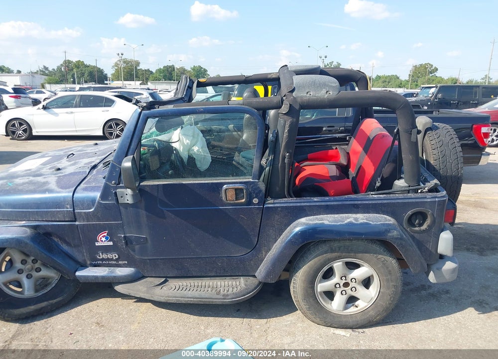2003 JEEP WRANGLER X VIN: 1J4FA39S53P353577