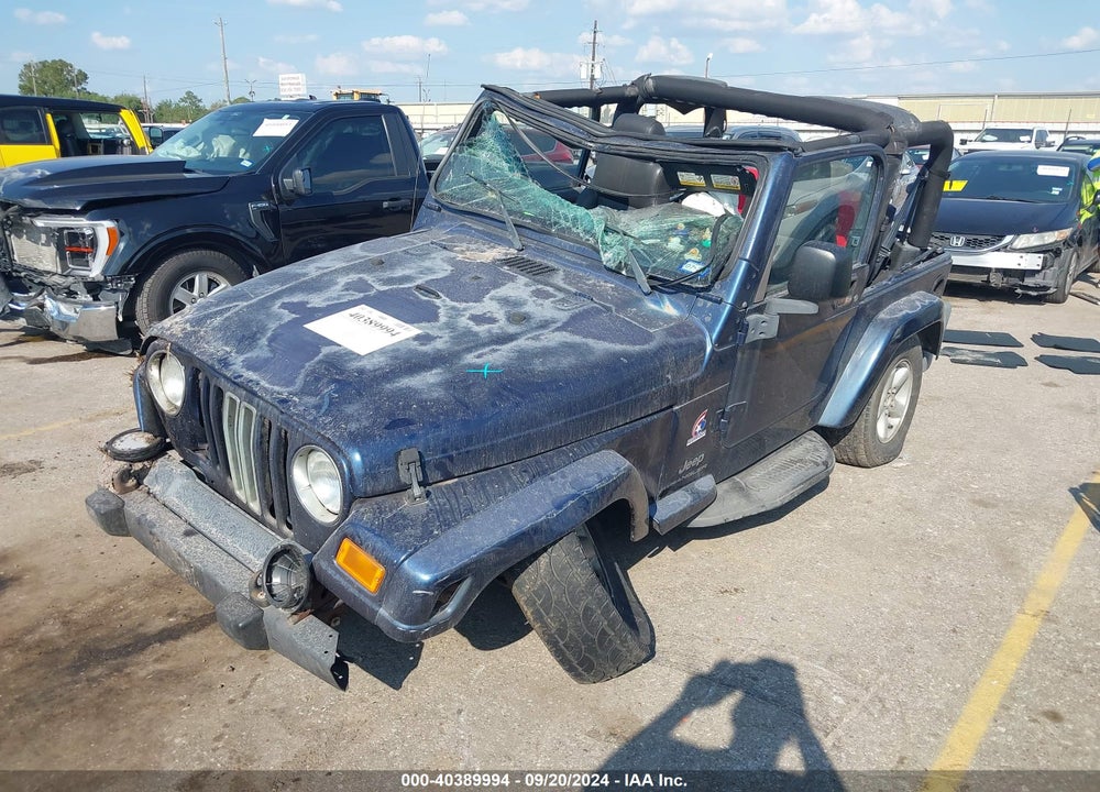 2003 JEEP WRANGLER X VIN: 1J4FA39S53P353577