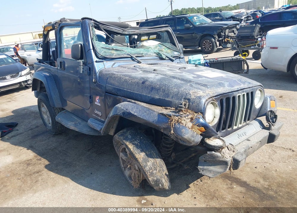 2003 JEEP WRANGLER X VIN: 1J4FA39S53P353577