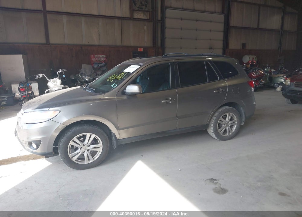2012 HYUNDAI SANTA FE LIMITED V6 VIN: 5XYZK4AG9CG134170