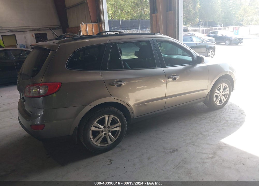 2012 HYUNDAI SANTA FE LIMITED V6 VIN: 5XYZK4AG9CG134170