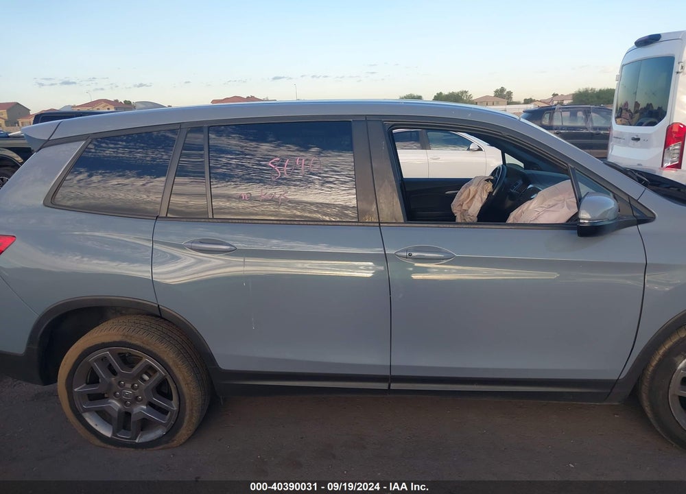 2022 HONDA PASSPORT 2WD EX-L VIN: 5FNYF7H52NB003775