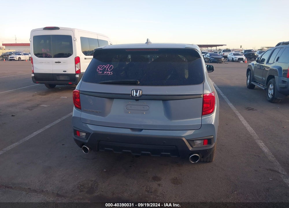 2022 HONDA PASSPORT 2WD EX-L VIN: 5FNYF7H52NB003775