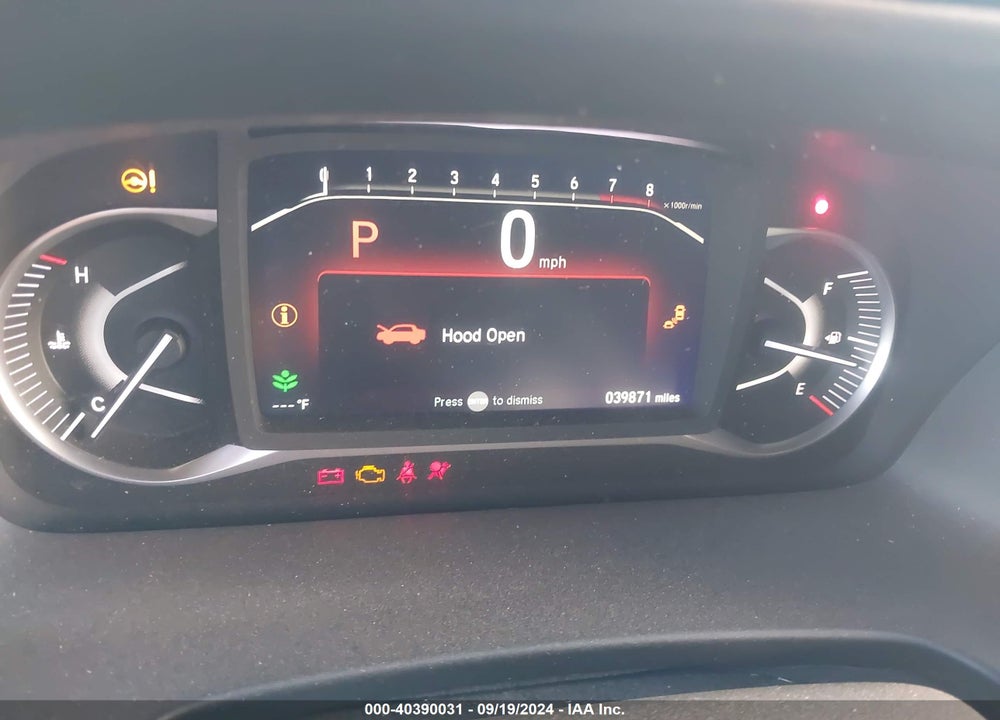 2022 HONDA PASSPORT 2WD EX-L VIN: 5FNYF7H52NB003775