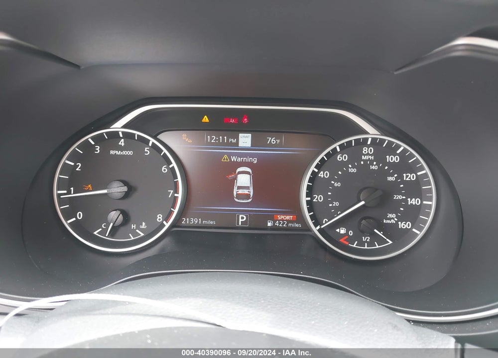 2021 NISSAN MAXIMA SV XTRONIC CVT VIN: 1N4AA6CV9MC515956