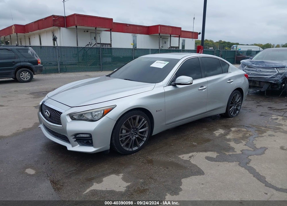 2016 INFINITI Q50 3.0T RED SPORT 400 VIN: JN1FV7AR1GM452062