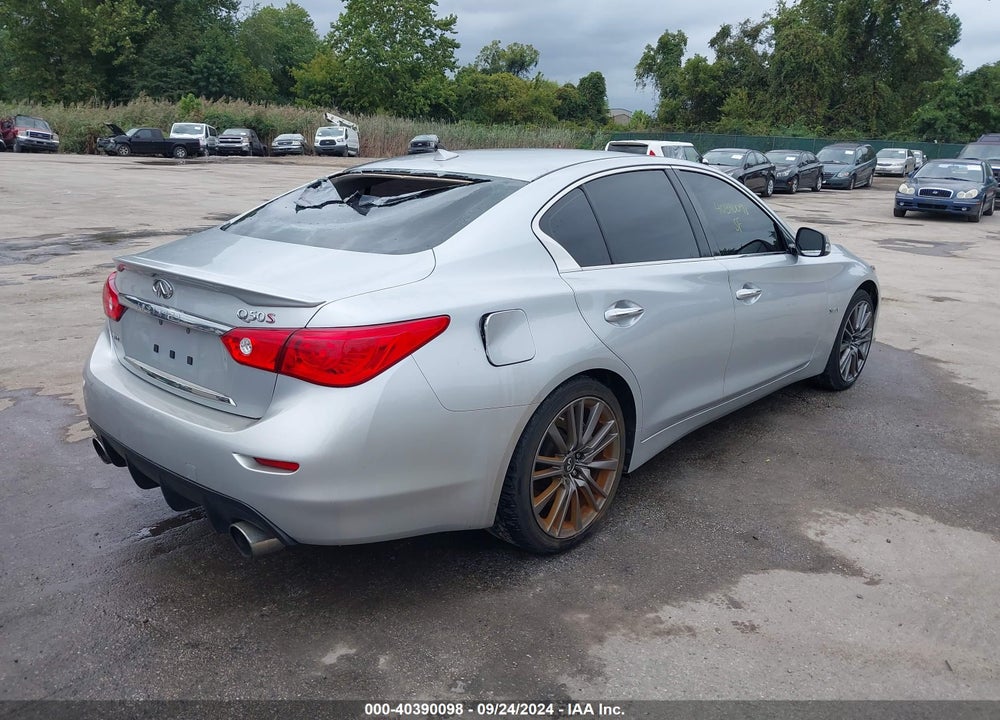 2016 INFINITI Q50 3.0T RED SPORT 400 VIN: JN1FV7AR1GM452062