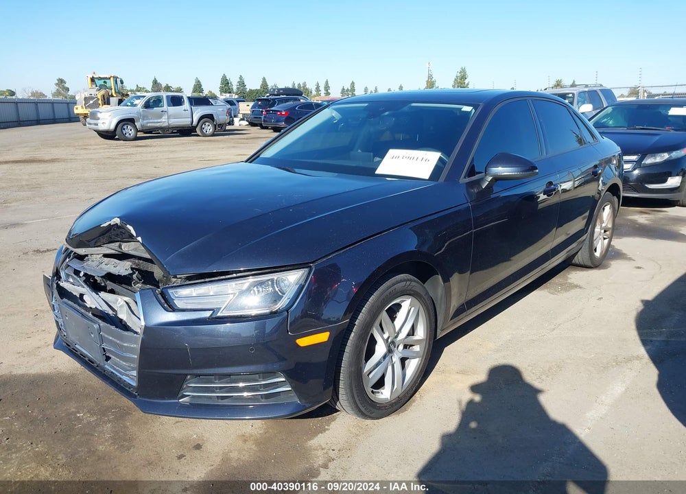 2017 AUDI A4 2.0T PREMIUM VIN: WAUGNAF4XHN006206