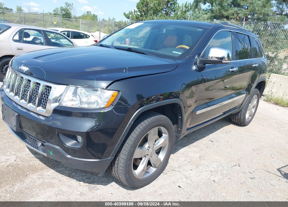 2012 JEEP GRAND CHEROKEE OVERLAND VIN: 1C4RJFCT4CC289867