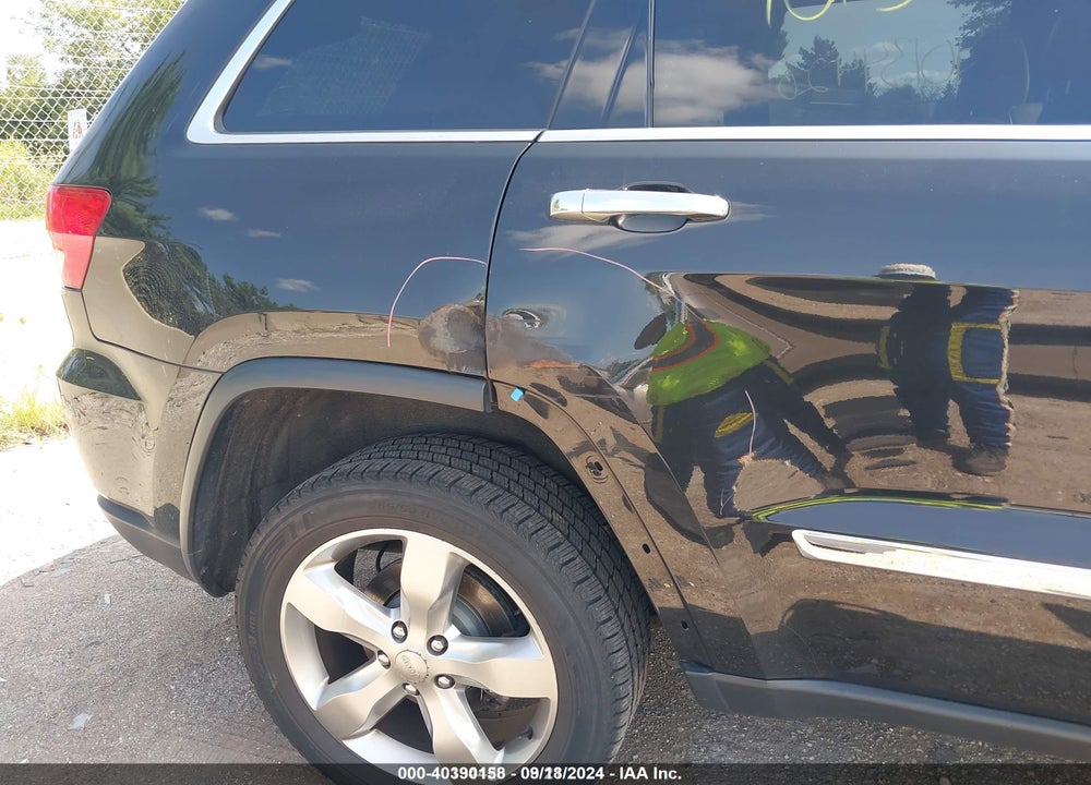 2012 JEEP GRAND CHEROKEE OVERLAND VIN: 1C4RJFCT4CC289867