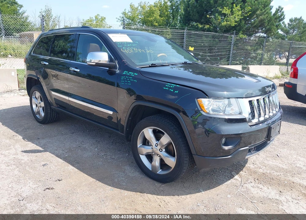 2012 JEEP GRAND CHEROKEE OVERLAND VIN: 1C4RJFCT4CC289867