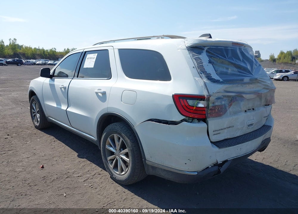2014 DODGE DURANGO LIMITED VIN: 1C4RDJDG3EC522474