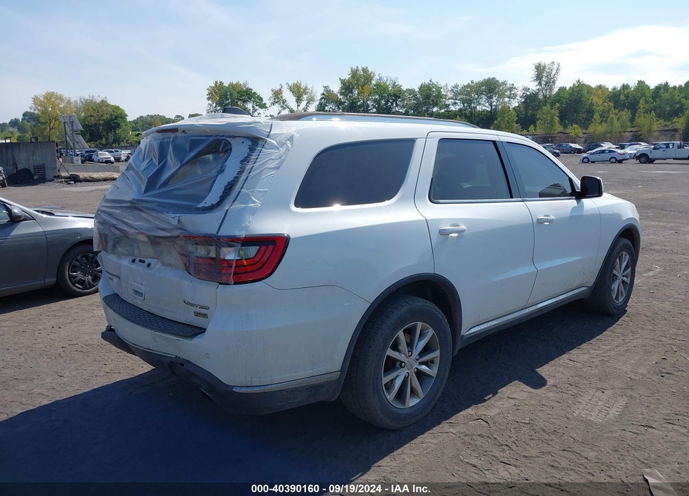 2014 DODGE DURANGO LIMITED VIN: 1C4RDJDG3EC522474