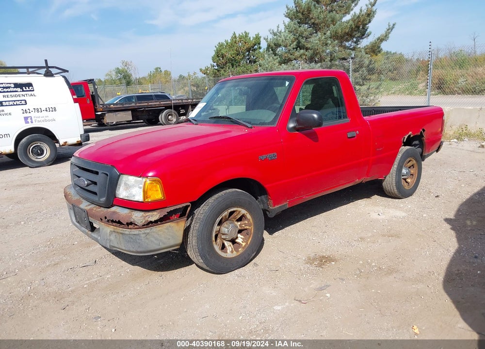 2004 FORD RANGER XL/XLT VIN: 1FTYR10D54PA89496