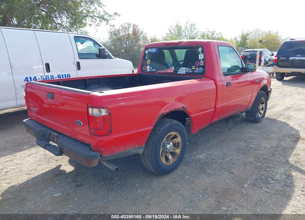 2004 FORD RANGER XL/XLT VIN: 1FTYR10D54PA89496