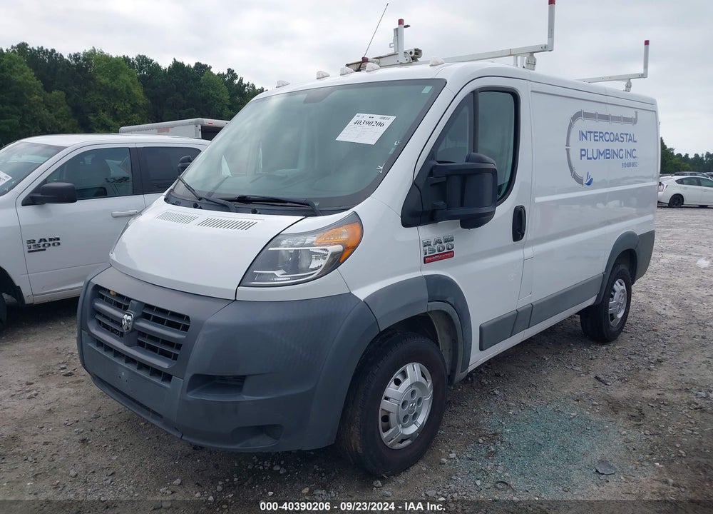 2018 RAM PROMASTER 1500 LOW ROOF 118 WB VIN: 3C6TRVNG8JE107092
