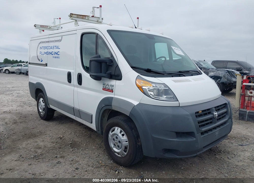 2018 RAM PROMASTER 1500 LOW ROOF 118 WB VIN: 3C6TRVNG8JE107092