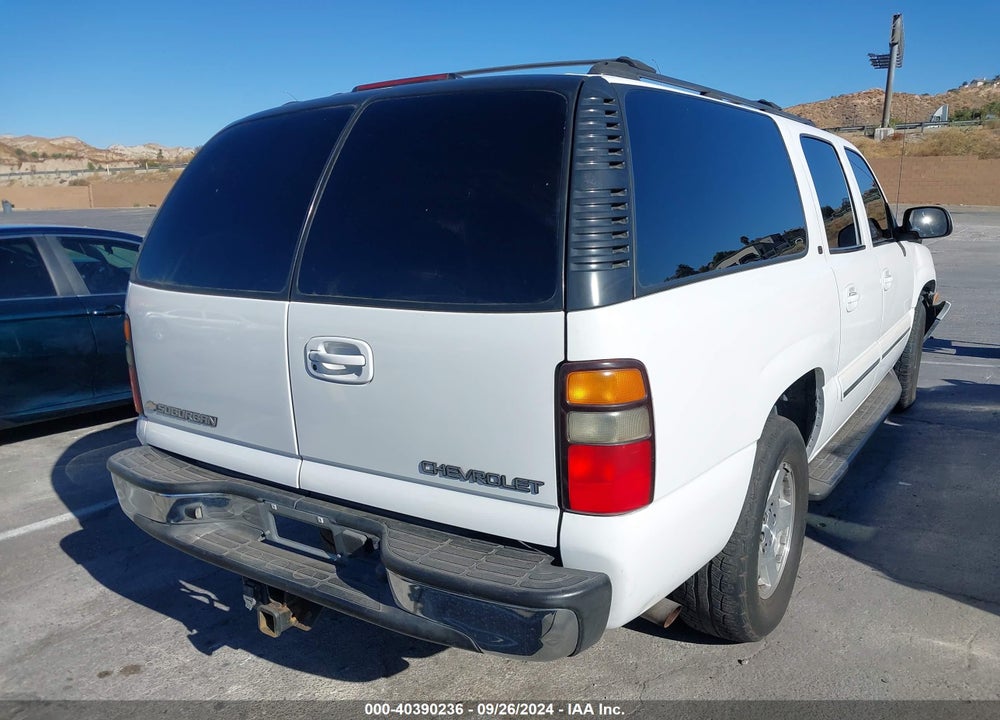 2004 CHEVROLET SUBURBAN 1500 LT VIN: 3GNFK16Z64G286624