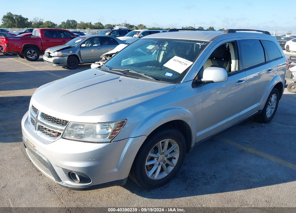 2013 DODGE JOURNEY SXT VIN: 3C4PDCBG5DT593054