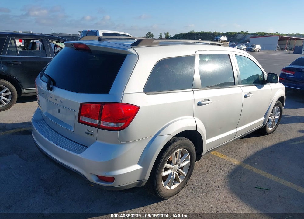 2013 DODGE JOURNEY SXT VIN: 3C4PDCBG5DT593054