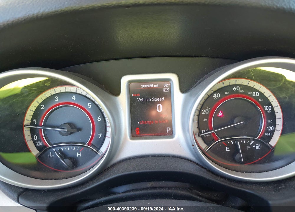 2013 DODGE JOURNEY SXT VIN: 3C4PDCBG5DT593054