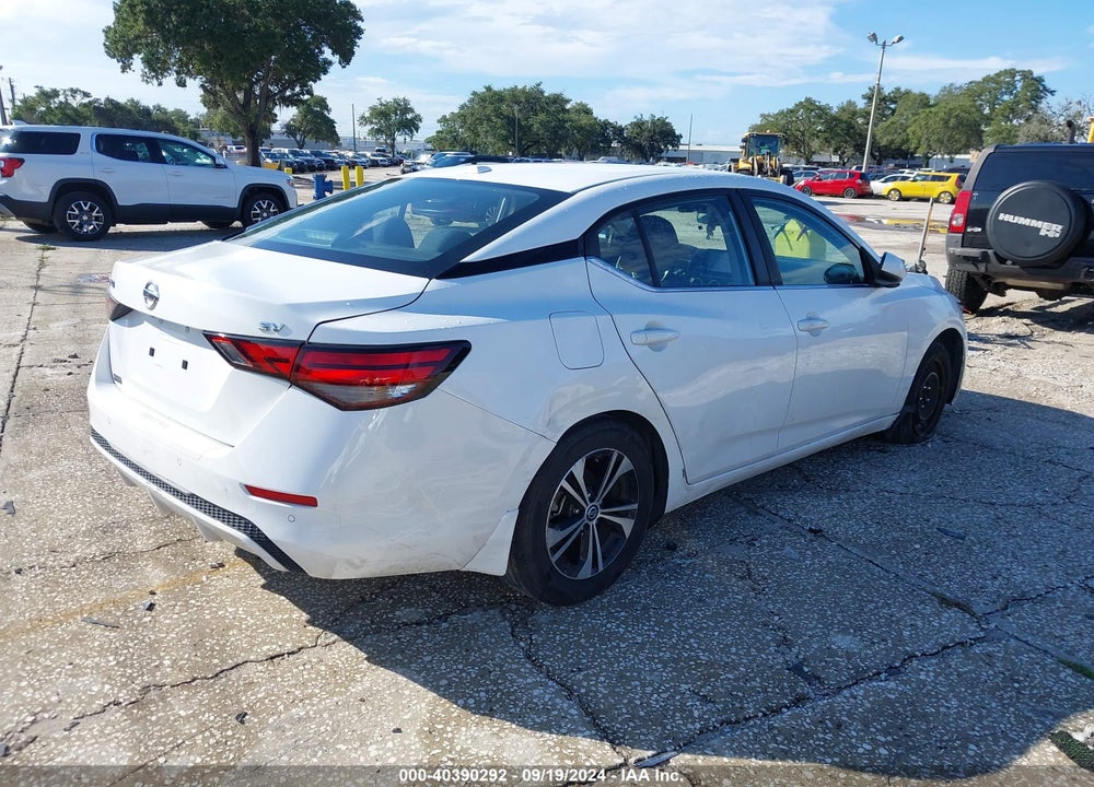2021 NISSAN SENTRA SV XTRONIC CVT VIN: 3N1AB8CV8MY309086