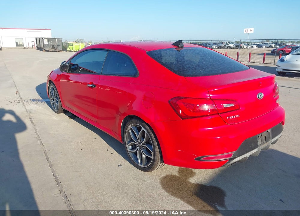 2015 KIA FORTE KOUP SX VIN: KNAFZ6A35F5363737