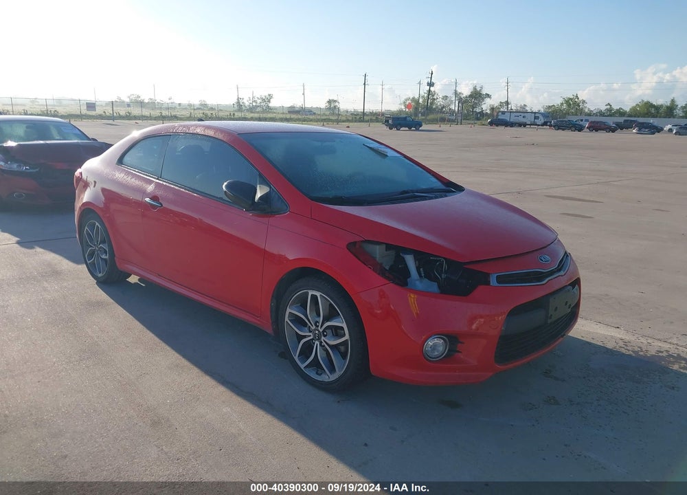 2015 KIA FORTE KOUP SX VIN: KNAFZ6A35F5363737