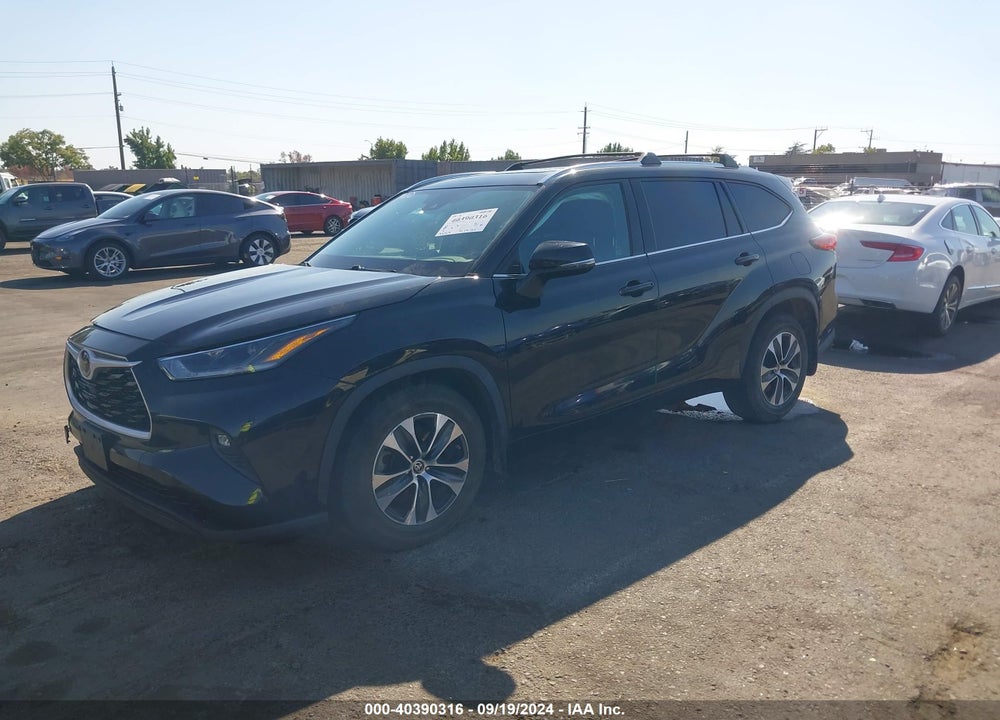 2021 TOYOTA HIGHLANDER XLE VIN: 5TDHZRBH1MS103284