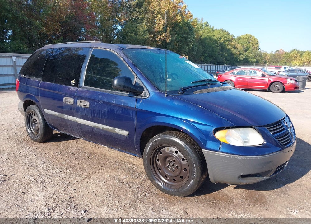 2005 DODGE CARAVAN SE VIN: 1D4GP25R55B281966