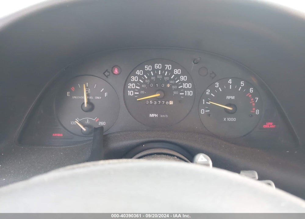 1997 CHEVROLET MONTE CARLO LS VIN: 2G1WW12M0V9236636