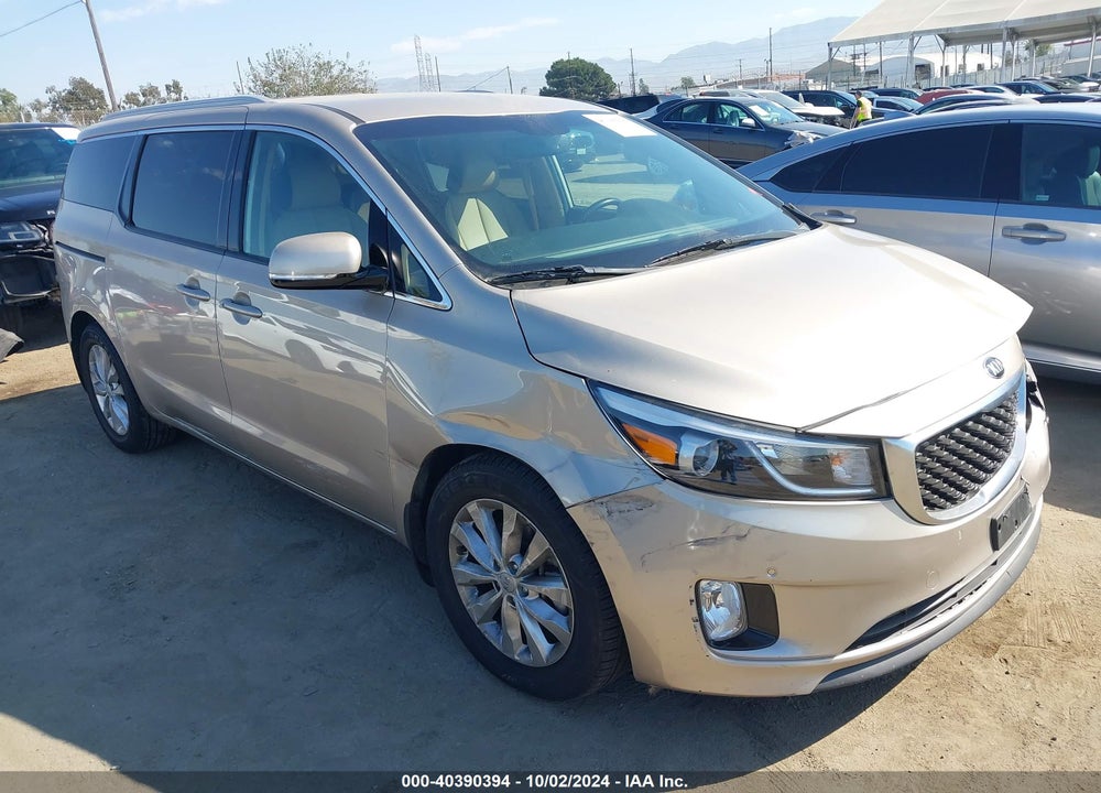 2017 KIA SEDONA EX VIN: KNDMC5C11H6264458
