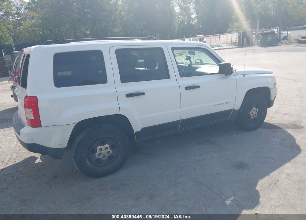 2012 JEEP PATRIOT SPORT VIN: 1C4NJRBB0CD658291