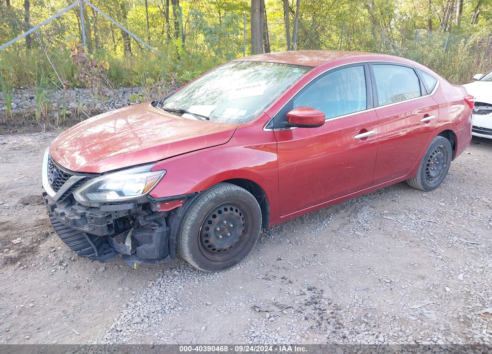 2016 NISSAN SENTRA SV VIN: 3N1AB7AP9GY327891