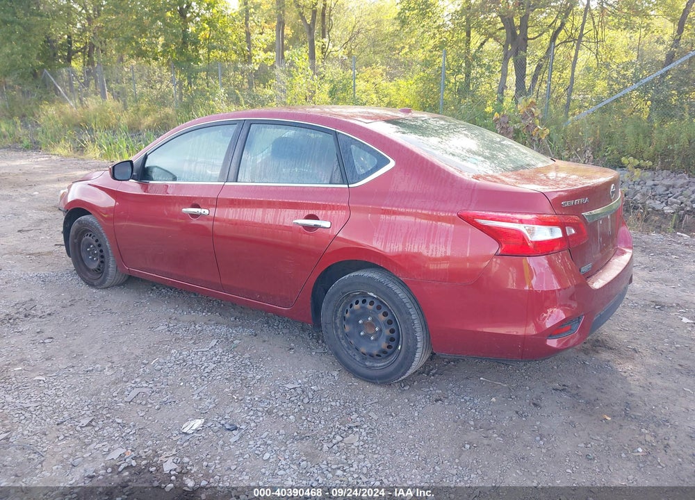 2016 NISSAN SENTRA SV VIN: 3N1AB7AP9GY327891