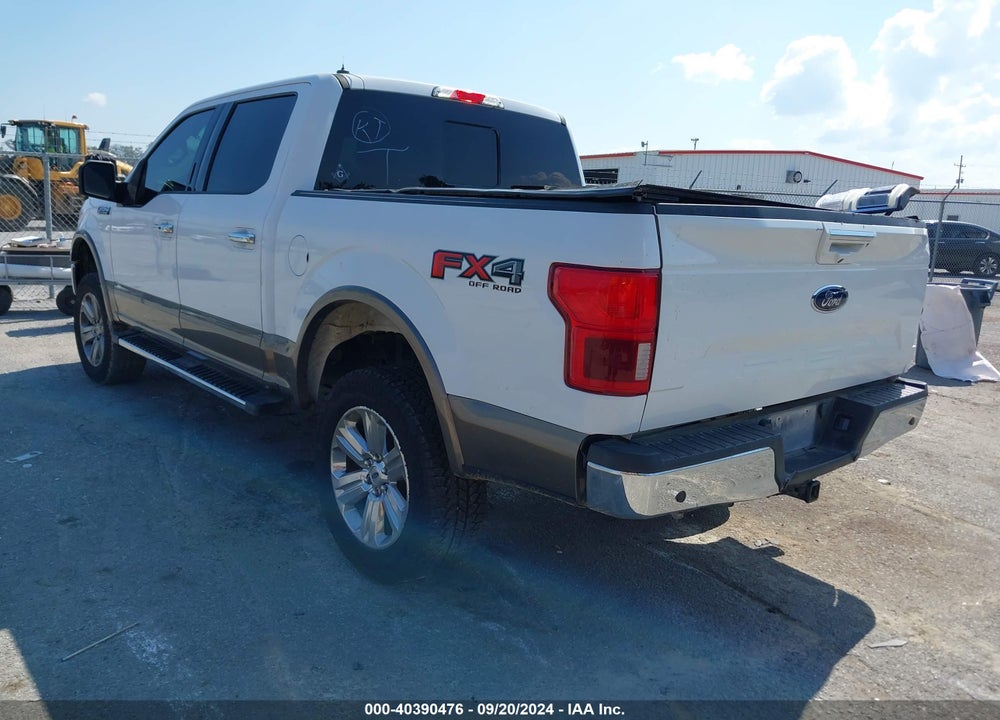 2018 FORD F-150 LARIAT VIN: 1FTEW1E59JKF67439