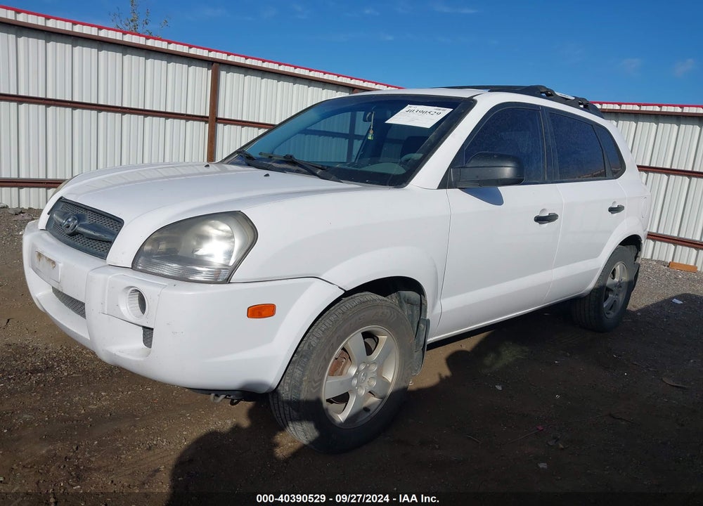2006 HYUNDAI TUCSON GL VIN: KM8JM12B06U345393