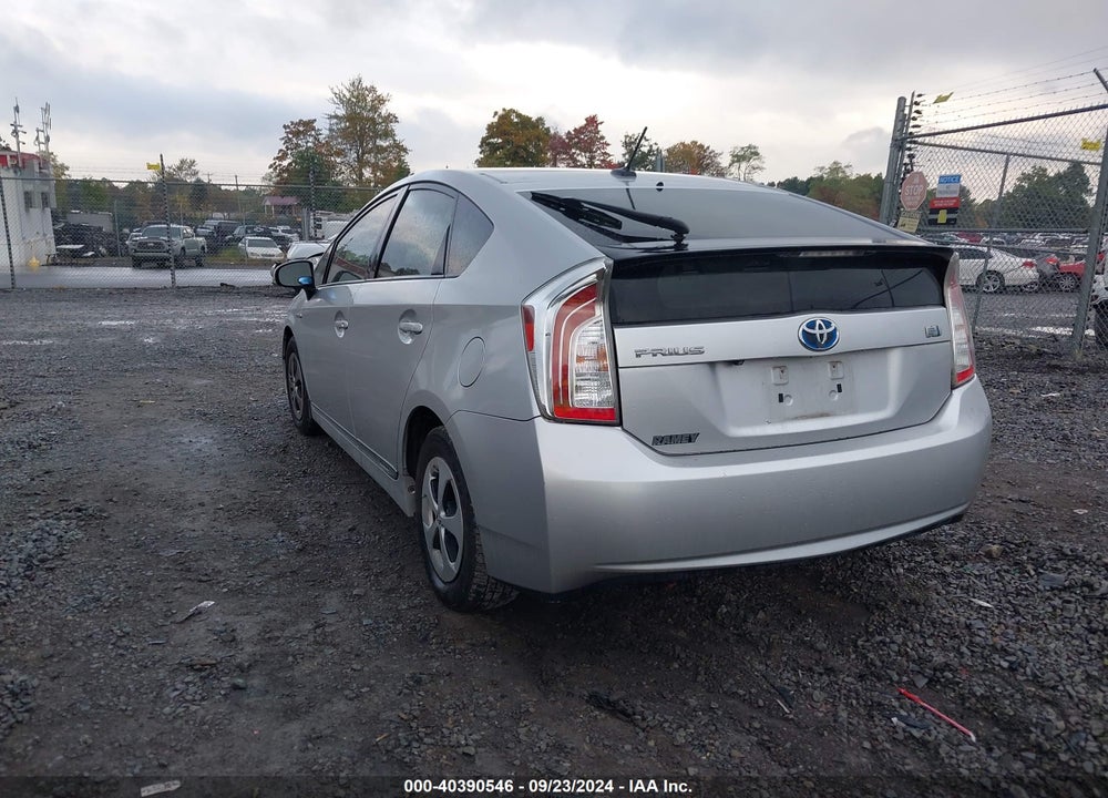 2012 TOYOTA PRIUS VIN: JTDKN3DU5C5490810