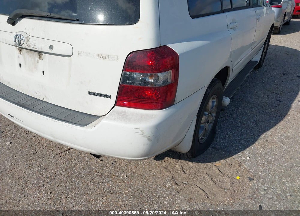 2004 TOYOTA HIGHLANDER V6 VIN: JTEDP21A340007140