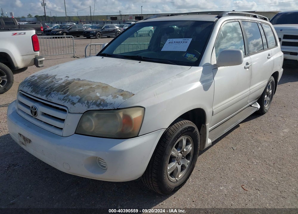 2004 TOYOTA HIGHLANDER V6 VIN: JTEDP21A340007140