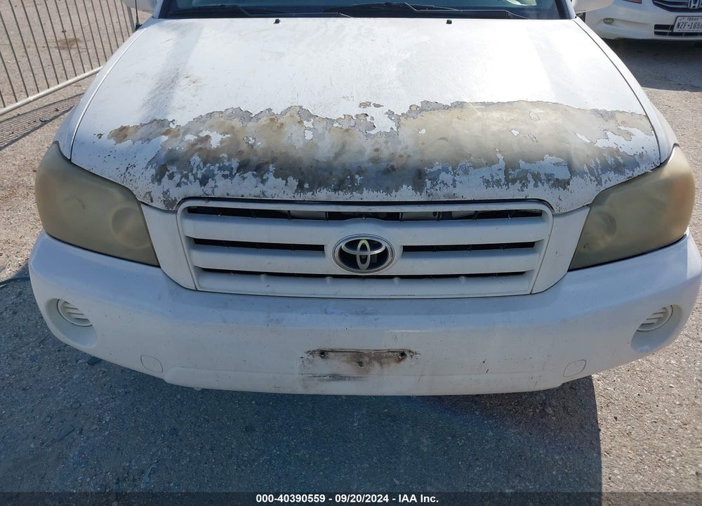 2004 TOYOTA HIGHLANDER V6 VIN: JTEDP21A340007140