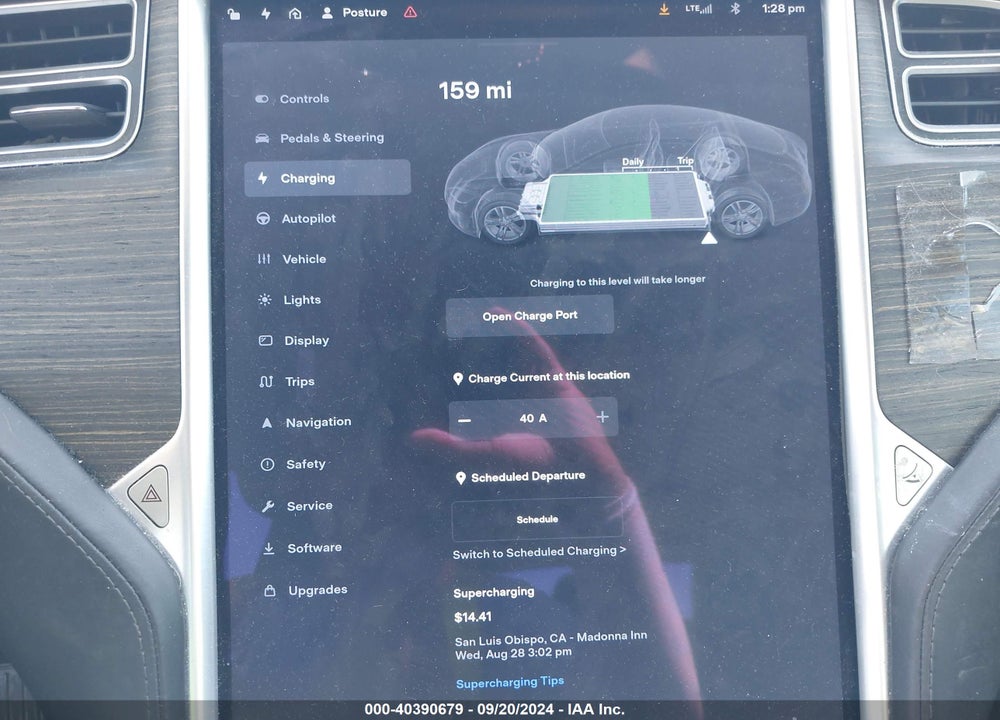 2015 TESLA MODEL S 70D/85D/P85D VIN: 5YJSA1E25FF115970