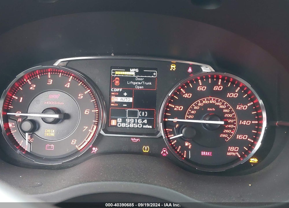 2017 SUBARU WRX STI VIN: JF1VA2M64H9802223