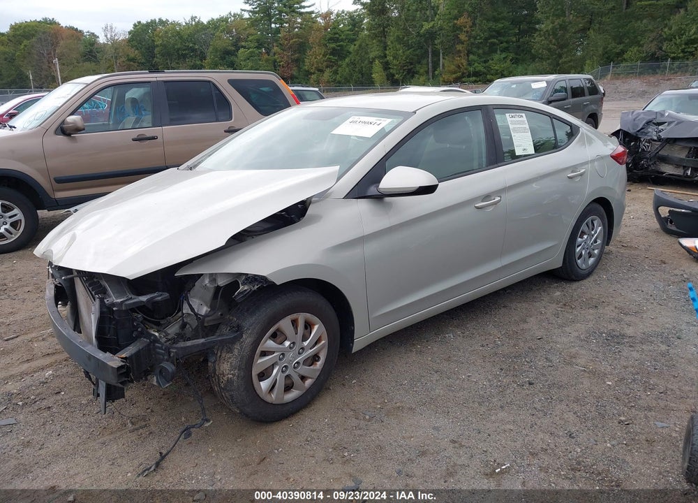 2017 HYUNDAI ELANTRA SE VIN: KMHD74LF9HU370268