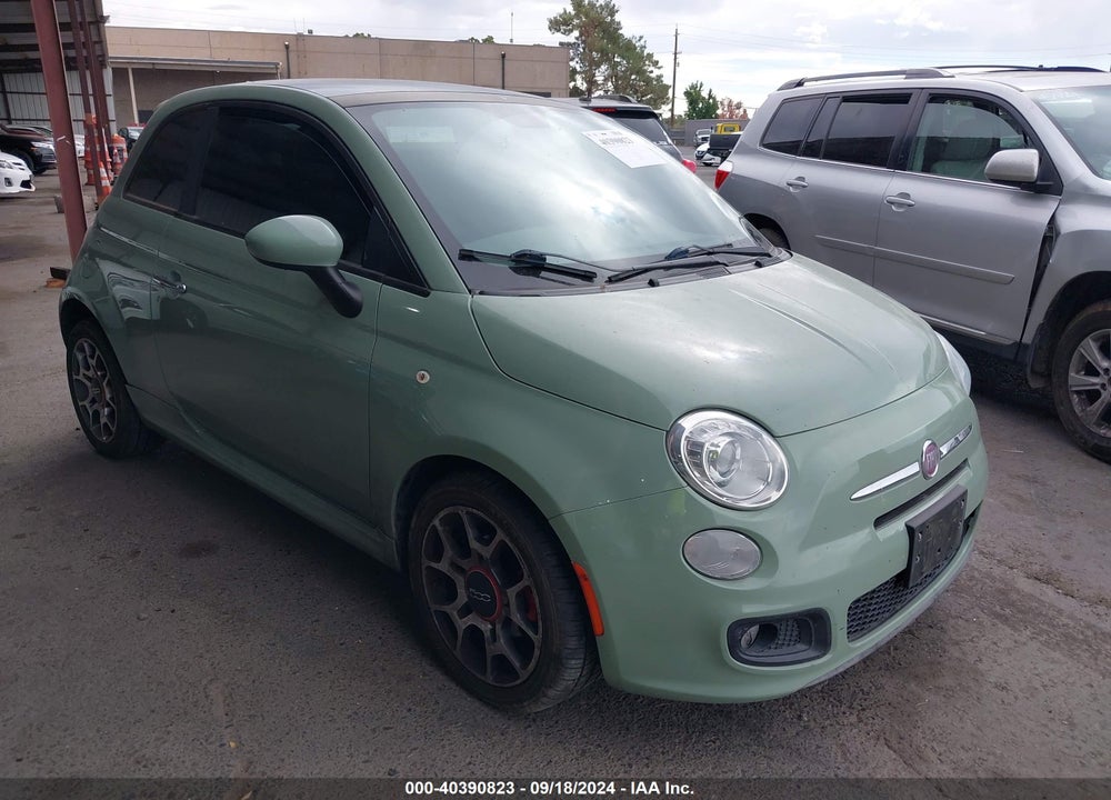 2012 FIAT 500 SPORT VIN: 3C3CFFBR9CT352614