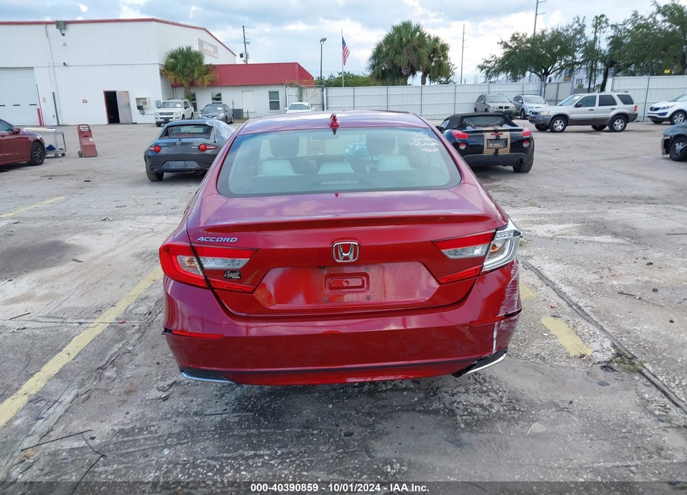 2020 HONDA ACCORD VIN: 1HGCV1F12LA141981