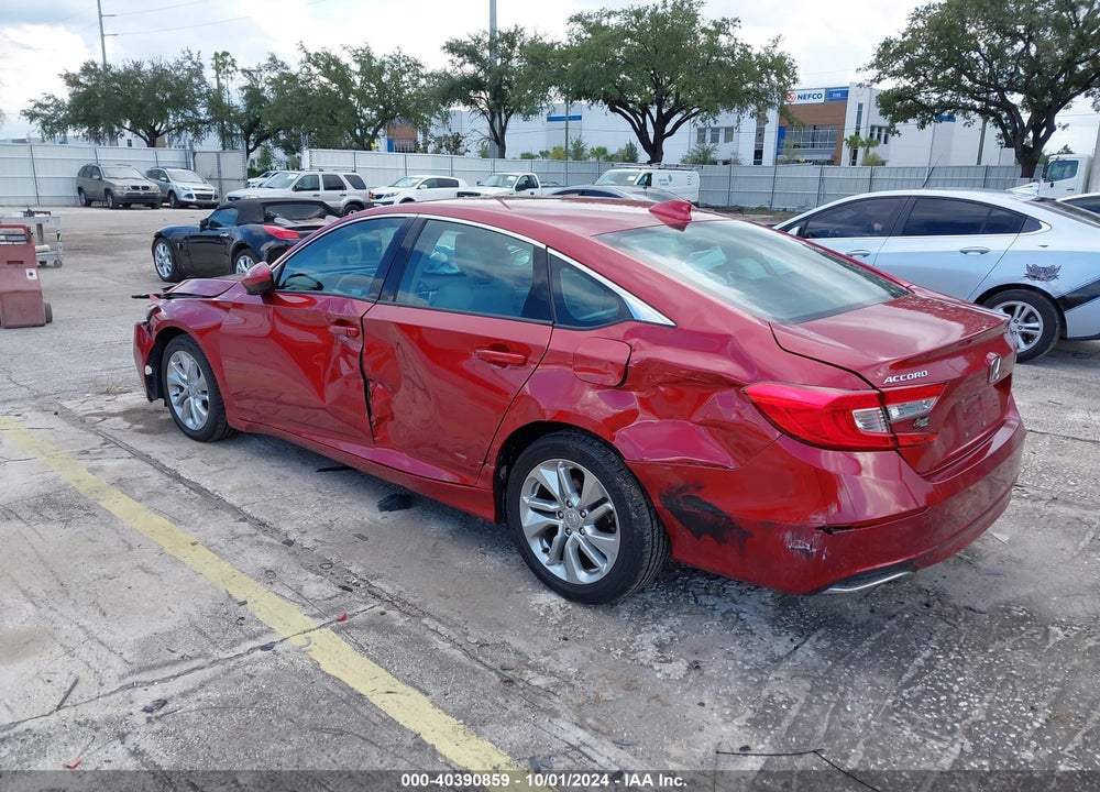 2020 HONDA ACCORD VIN: 1HGCV1F12LA141981