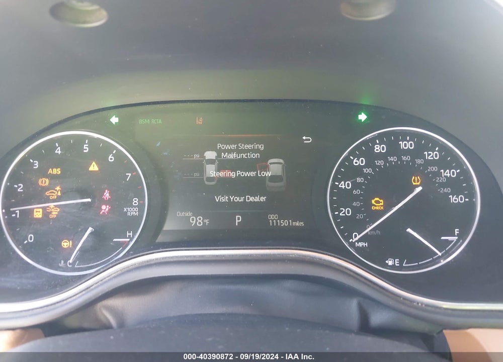 2019 TOYOTA AVALON LIMITED VIN: 4T1BZ1FBXKU012757