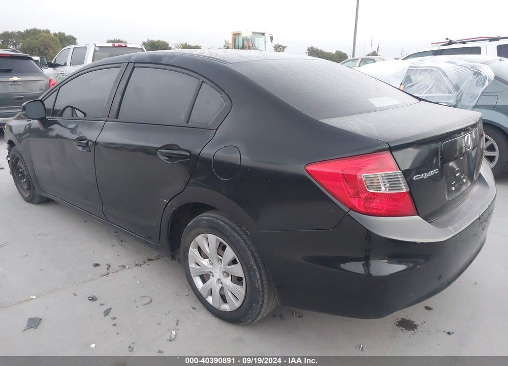 2012 HONDA CIVIC LX VIN: 2HGFB2F56CH521518